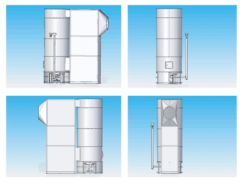 Automatic Suspension Burning Rice Husk Furnace